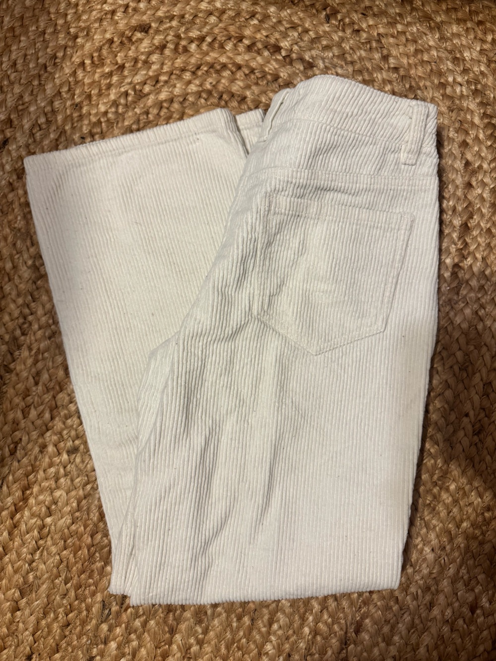 Forever 21 White Corduroy Jeans